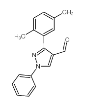 3-(2,5-dimethylphenyl)-1-phenylpyrazole-4-carbaldehyde_431073-03-9