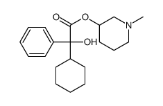 (1-methylpiperidin-3-yl) 2-cyclohexyl-2-hydroxy-2-phenylacetate_4354-45-4
