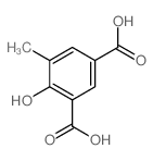 4-hydroxy-5-methylbenzene-1,3-dicarboxylic acid_4365-31-5