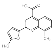 8-methyl-2-(5-methylfuran-2-yl)quinoline-4-carboxylic acid_438227-14-6
