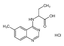2-[(6-methylquinazolin-4-yl)amino]butanoic acid,hydrochloride_438581-54-5