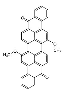 6,15-dimethoxy-benzo[rst]phenanthro[10,1,2-cde]pentaphene-9,18-dione_4430-55-1