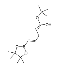 tert-butyl N-[3-(4,4,5,5-tetramethyl-1,3,2-dioxaborolan-2-yl)prop-2-enyl]carbamate_468060-28-8