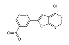 4-Chloro-6-(3-nitrophenyl)furo2,3-Dpyrimidine_475585-22-9