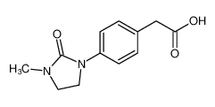 Benzeneacetic acid, 4-(3-methyl-2-oxo-1-imidazolidinyl)-_492446-00-1
