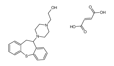 (E)-but-2-enedioic acid,2-[4-(5,6-dihydrobenzo[b][1]benzothiepin-5-yl)piperazin-1-yl]ethanol_4925-63-7