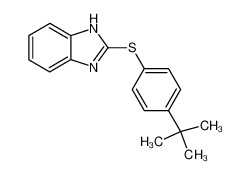 2-(4-tert-butyl-phenylsulfanyl)-1H-benzoimidazole_4929-51-5