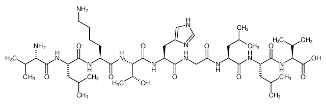 L-Valine, L-valyl-L-leucyl-L-lysyl-L-threonyl-L-histidylglycyl-L-leucyl-L-leucyl-_492996-91-5