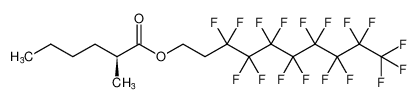 3,3,4,4,5,5,6,6,7,7,8,8,9,9,10,10,10-heptadecafluorodecyl (S)-2-methylhexanoate_493039-27-3
