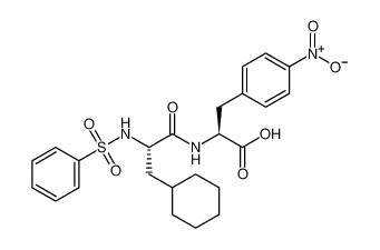 L-Phenylalanine, 3-cyclohexyl-N-(phenylsulfonyl)-L-alanyl-4-nitro-_493041-23-9