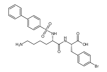 L-Phenylalanine, N2-([1,1'-biphenyl]-4-ylsulfonyl)-L-lysyl-4-bromo-_493043-42-8