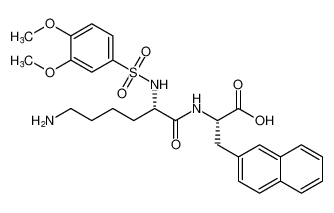 L-Alanine, N2-[(3,4-dimethoxyphenyl)sulfonyl]-L-lysyl-3-(2-naphthalenyl)-_493044-33-0
