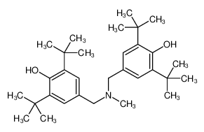 2,6-ditert-butyl-4-[[(3,5-ditert-butyl-4-hydroxyphenyl)methyl-methylamino]methyl]phenol_4932-15-4