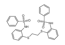 N,N'-((ethane-1,2-diylbis(sulfanediyl))bis(2,1-phenylene))dibenzenesulfonamide_4932-22-3