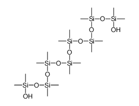 hydroxy-[[[[[[[hydroxy(dimethyl)silyl]oxy-dimethylsilyl]oxy-dimethylsilyl]oxy-dimethylsilyl]oxy-dimethylsilyl]oxy-dimethylsilyl]oxy-dimethylsilyl]oxy-dimethylsilane_4938-87-8