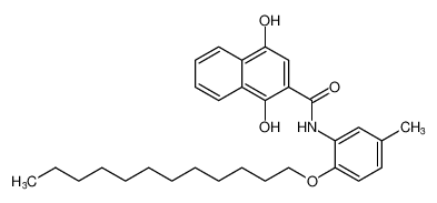 N-(2-(dodecyloxy)-5-methylphenyl)-1,4-dihydroxy-2-naphthamide_494202-39-0