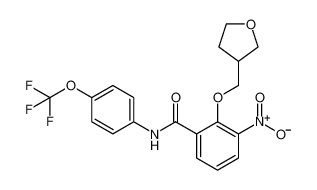 3-nitro-2-((tetrahydrofuran-3-yl)methoxy)-N-(4-(trifluoromethoxy)phenyl)benzamide_494208-01-4