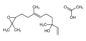 acetic acid,9-(3,3-dimethyloxiran-2-yl)-3,7-dimethylnona-1,6-dien-3-ol_494210-20-7