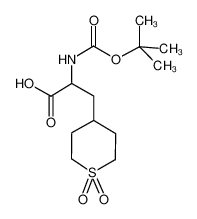 3-(1,1-dioxothian-4-yl)-2-[(2-methylpropan-2-yl)oxycarbonylamino]propanoic acid_494210-69-4
