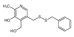 5-benzyldisulfanylmethyl-4-hydroxymethyl-2-methyl-pyridin-3-ol_4944-02-9