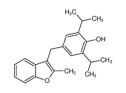 Phenol, 4-[(2-methyl-3-benzofuranyl)methyl]-2,6-bis(1-methylethyl)-_494745-22-1