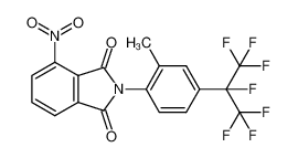 2-(2-methyl-4-(perfluoropropan-2-yl)phenyl)-4-nitro-isoindoline-1,3-dione_494774-76-4