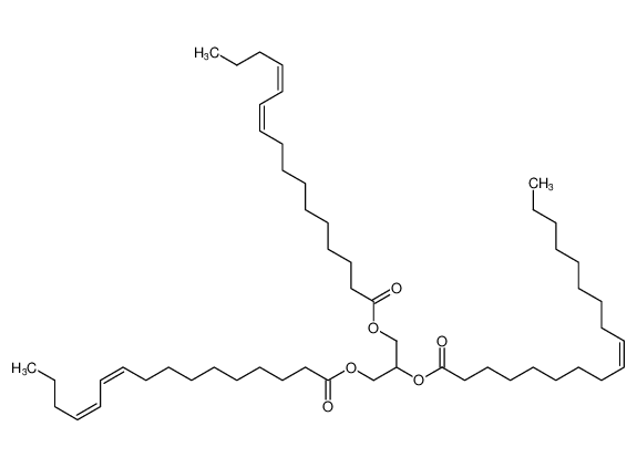 9-Octadecenoic acid,2-[[(10Z,12Z)-1-oxo-10,12-hexadecadienyl]oxy]-1-[[[(10Z,12Z)-1-oxo-10,12-hexadecadienyl]oxy]methyl]ethyl ester, (9Z)-_494790-19-1