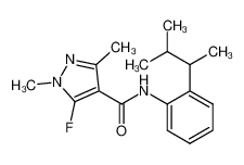 5-fluoro-1,3-dimethyl-1H-pyrazole-4-carboxylic acid [2-(1,2-dimethyl-propyl)-phenyl]-amide_494793-63-4