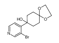 8-(3-bromopyridin-4-yl)-1,4-dioxaspiro[4.5]decan-8-ol_494802-04-9