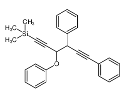 Silane, trimethyl(3-phenoxy-4,6-diphenyl-1,5-hexadiynyl)-_494844-66-5