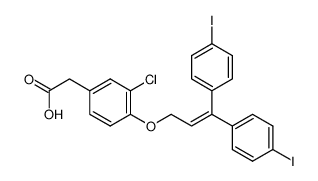 {4-[3,3-Bis-(4-iodo-phenyl)-allyloxy]-3-chloro-phenyl}-acetic acid_494865-95-1