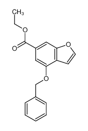 ethyl 4-benzyloxybenzofuran-6-carboxaldehyde_494868-83-6