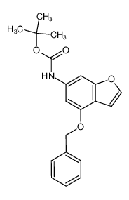 4-benzyloxy-6-(N-(tert-butyloxycarbonyl)amino)benzofuran_494868-84-7