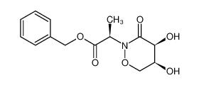 (αR,4S,5S)-2-(α-benzoxycarbonylethyl)-4,5-dihydroxy-1,2-oxazinan-3-one_494870-87-0