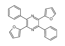 2,5-di-furan-2-yl-3,6-diphenyl-pyrazine_4949-09-1