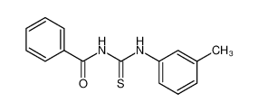 1-benzoyl-3-(3-methylphenyl)-2-thiourea_4949-87-5