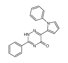 1,2,4-Triazin-5(2H)-one, 3-phenyl-6-(1-phenyl-1H-pyrrol-2-yl)-_495083-60-8
