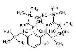 2,6-Bis-{[(bis-trimethylsilanyl-methylene)-phosphanyl]-trimethylsilanyl-methyl}-pyridine_495389-78-1