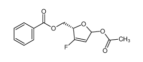 2-Furanmethanol, 5-(acetyloxy)-3-fluoro-2,5-dihydro-, benzoate, (2S)-_495394-83-7