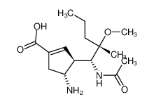 (3R,4R,1'R,2'S)-3-(1'-Acetamido-2'-methoxy-2'-Methyl)pentyl-4-aminocyclopent-1-ene-1-carboxylic acid_495397-56-3