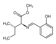 (2S,3S)-2-{[1-(2-Hydroxy-phenyl)-meth-(E)-ylidene]-amino}-3-methyl-pentanoic acid methyl ester_495405-47-5