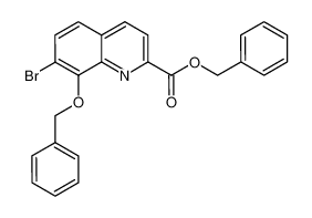 Benzyl 8-benzyloxy-7-bromo-quinoline-2-carboxylate_495409-84-2