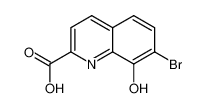 8-hydroxy-7-bromo-quinoline-2-carboxylic acid_495411-33-1
