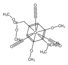 tricarbonyl-[1-(η6-3,5-dimethoxy-4-trimethylsilylphenyl)methyldiethylphosphonate]chromium(0)_495418-49-0