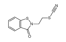 2-(2-thiocyanato-ethyl)-benzo[d]isothiazol-3-one_49549-97-5