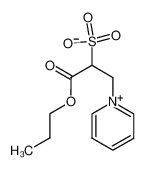 2-N-Pyridinio-1-n-propoxycarbonyl-ethansulfonat_49563-48-6
