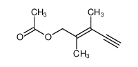 1-Acetoxy-2,3-dimethyl-penten-(2)-in-(4)_49575-41-9