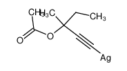 (3-acetoxy-3-methylpent-1-yn-1-yl)silver_49575-90-8