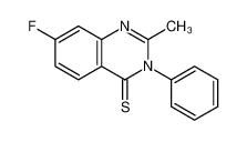 7-fluoro-2-methyl-3-phenylquinazoline-4-thione_49579-54-6