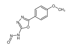 [5-(4-methoxy-phenyl)-[1,3,4]oxadiazol-2-yl]-nitroso-amine_49579-97-7